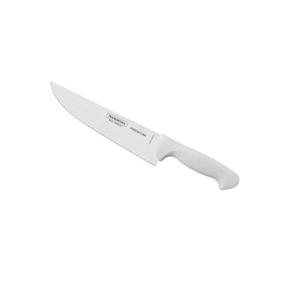 Faca para Cozinha Tramontina Premium com Lâmina em Aço Inox e Cabo de Polipropileno Branco