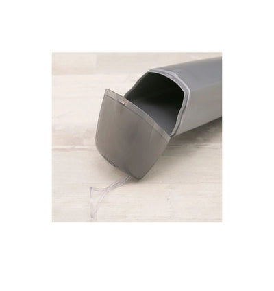 Porta Escova de Dente Plástico Case 22cm Prata - Martiplast