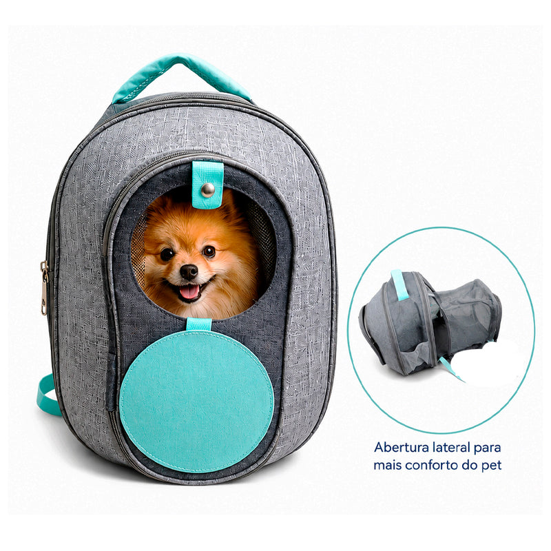 Bolsa de Transporte Pet Expansível para Cães e Gatos