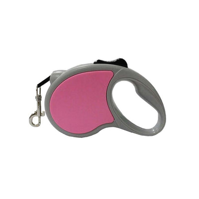 GUIA RETRÁTIL PARA  PETS CINZA ROSA 3M SZ-0001