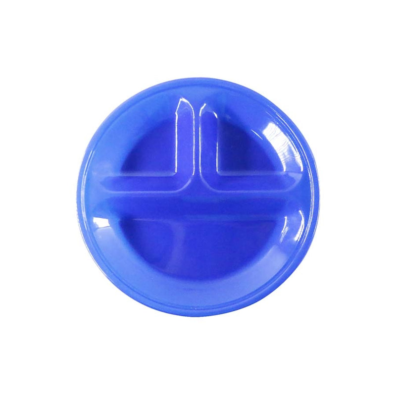 Prato Divisória Azul Escuro 20,5cm