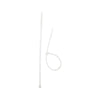 Abraçadeira nylon 295mm x 4,6mm branca Tramontina