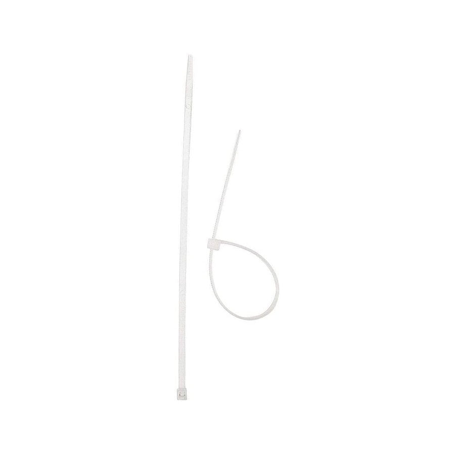 Abraçadeira nylon 295mm x 4,6mm branca Tramontina