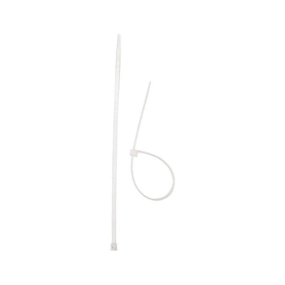Abraçadeira nylon 295mm x 4,6mm branca Tramontina
