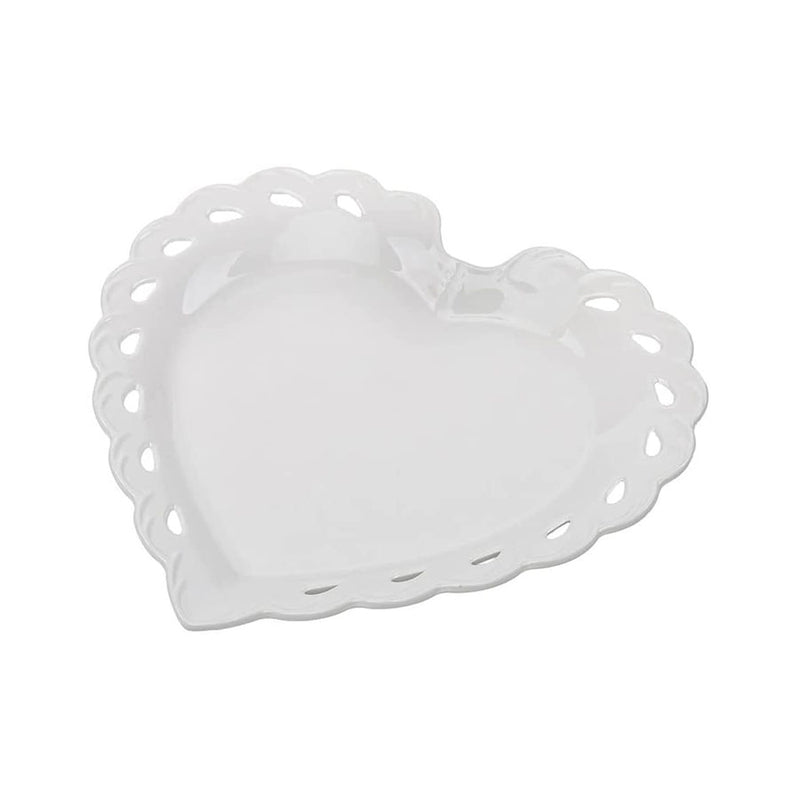 Travessa em Porcelana Coração 29x27cm - Full Fit