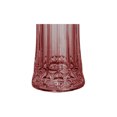 Vaso Floreiro Clássica Solotário em Cristal Ecológico Rosa