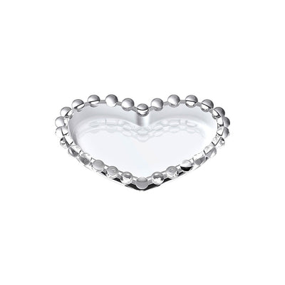 Conjunto de Petisqueiras Coração em Cristal Full-Fit, 4 Peças, Cristal - 27700