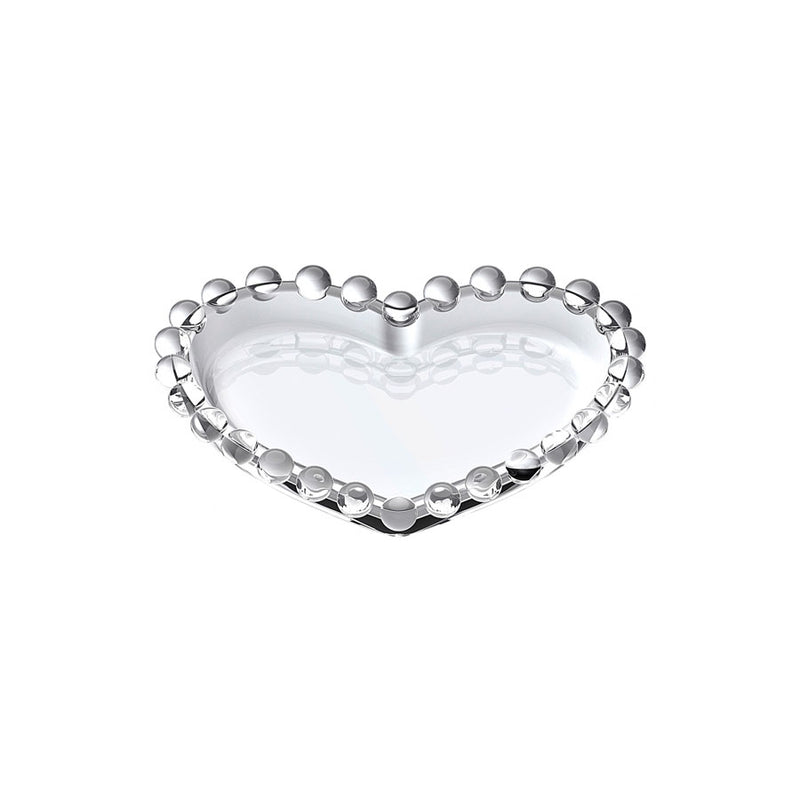 Conjunto de Petisqueiras Coração em Cristal Full-Fit, 4 Peças, Cristal - 27700