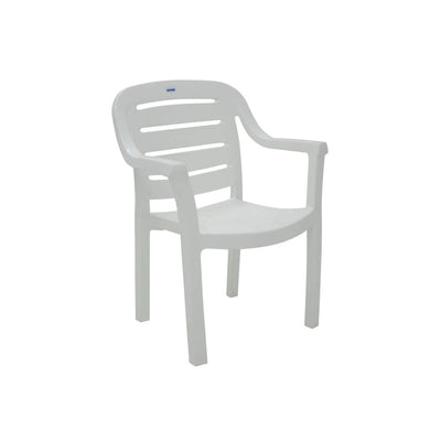 Cadeira Tramontina Miami Encosto Horizontal em Polipropileno Branco