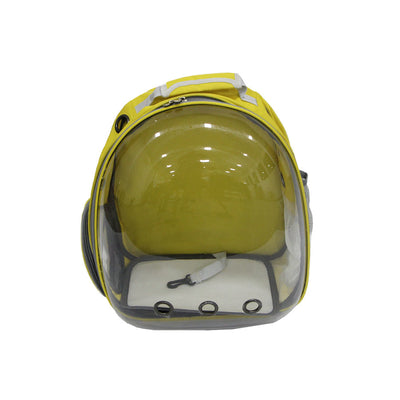 MOCHILA PARA TRANSPORTE DE PETS AMARELO