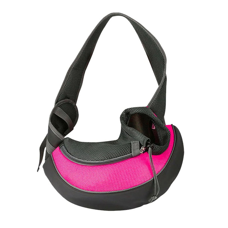 Bolsa de Transporte para Pet Mochila Transversal - Rosa