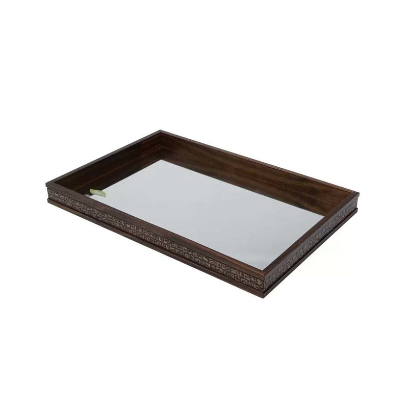 Bandeja Com Espelho Coquinho 34X19X5Cm - Woodart