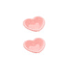 Conjunto 2 Bowls Porcelana Coração Beads - Rose