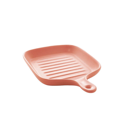 Travessa de Porcelana Nórdica Rosa 24cm