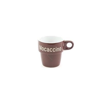 Conjunto 4 Xícaras Café Porcelana com Suporte 220ml