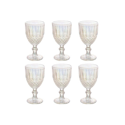 Conjunto De Taças Bon Gourmet Greek Rainbow 6 peças 345Ml