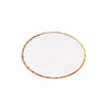 Sousplat em Melamina Bambu 33cm branco