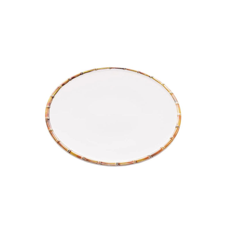 Sousplat em Melamina Bambu 33cm branco