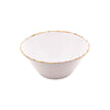 SALADEIRA MELAMINA BAMBU BRANCO 25x12cm