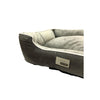 Cama Pet Quadrada Camurça Cinza 77cm
