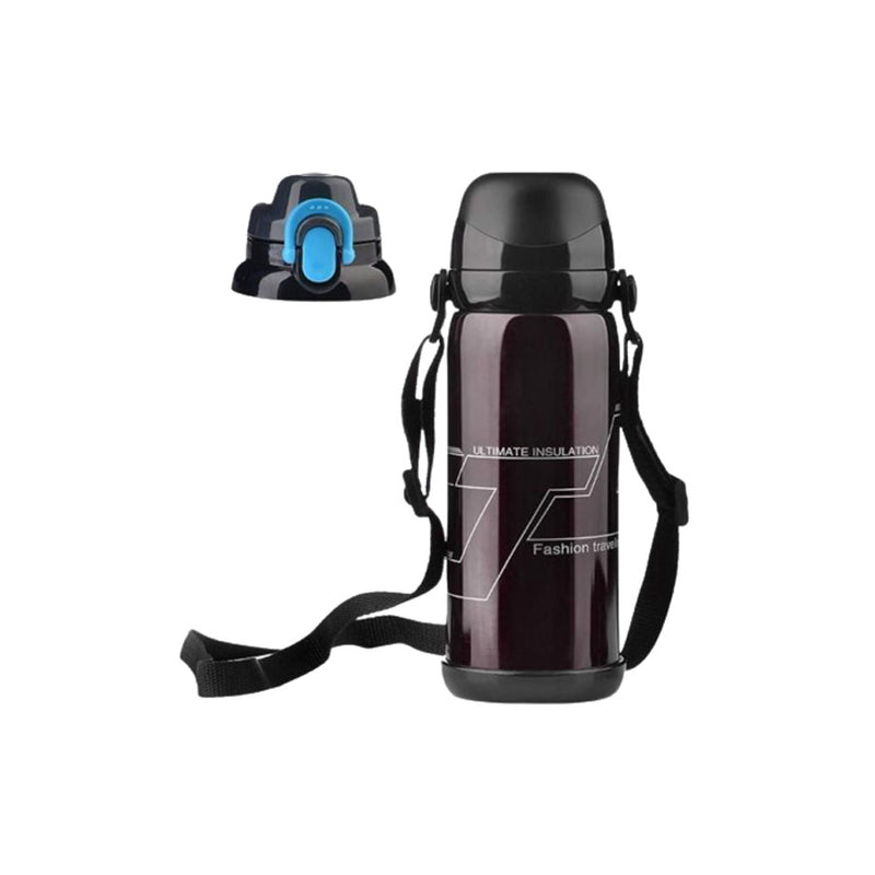 Garrafa Térmica e Squeeze Vacuum Pot - 800 ML -BZ 0002 - Vermelho Vinho