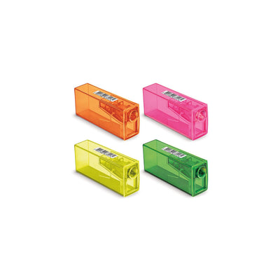 Apontador com depósito (Cores Sortidas NEON ) 125 LFVZF Faber Castell