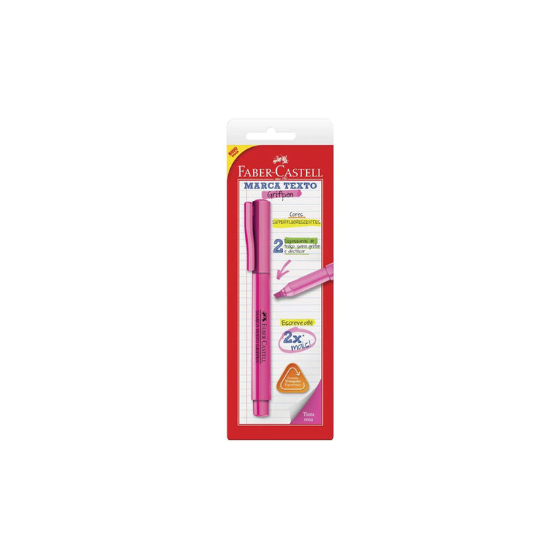 Marca Texto Faber Castell Grifpen Rosa - 1 Um