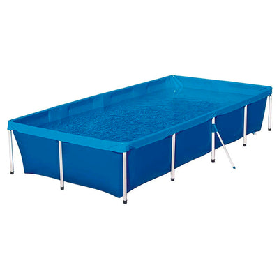 Piscina Retangular Mor Standard 3.000 Litros com Estrutura Metálica - Azul