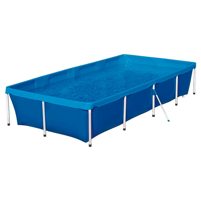 Piscina Retangular Mor Standard 3.000 Litros com Estrutura Metálica - Azul