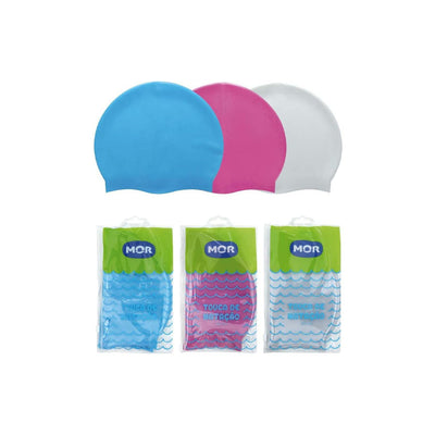 Touca PARA Natação em Silicone Cores Sortidas - Mor