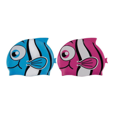 Touca para Natação de Silicone Peixinhos Sortido - MOR