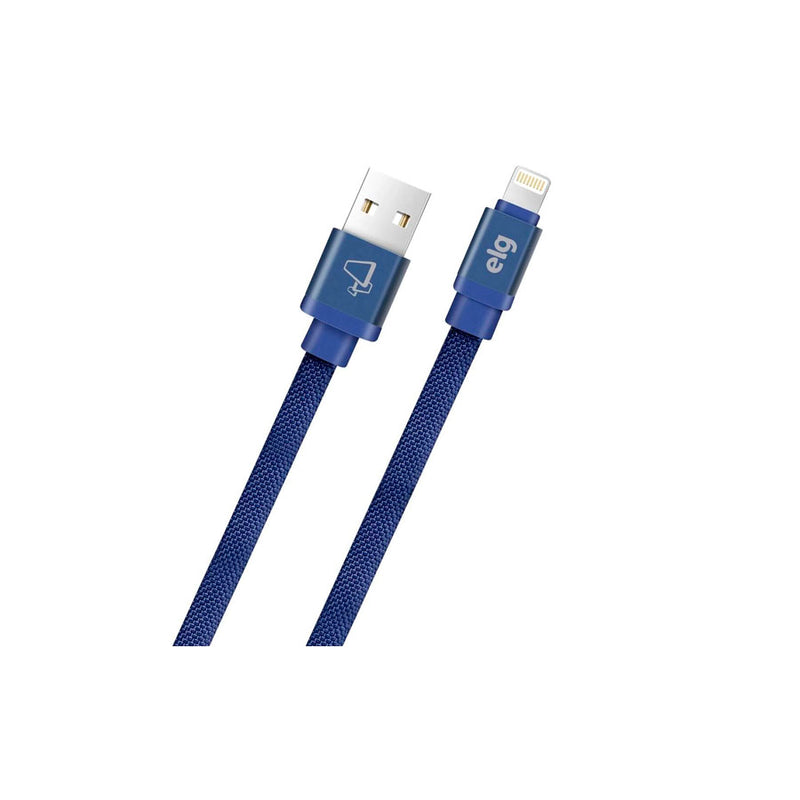 Cabo Apple 8 Pinos em Tecido Canvas Reforçado 1 Metro Azul CNV810BE ELG