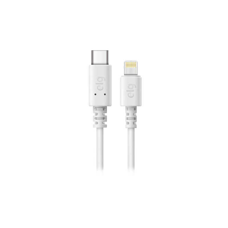 Cabo Usb Tipo-C Para Lightning De Recarga E Sincronização - Branco - TCL20 - ELG