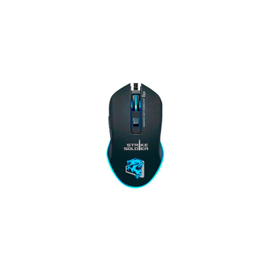 Mouse Gamer ELG Strike Soldier - 4800dpi - 6 Botões - LED RGB - MGDC