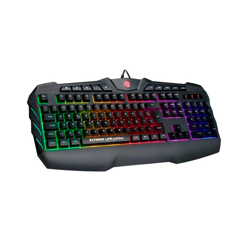 Teclado Mecânico Gamer elg Pulse Fire LED Rainbow Switch Cherry Blue ABNT2 - tghmpf
