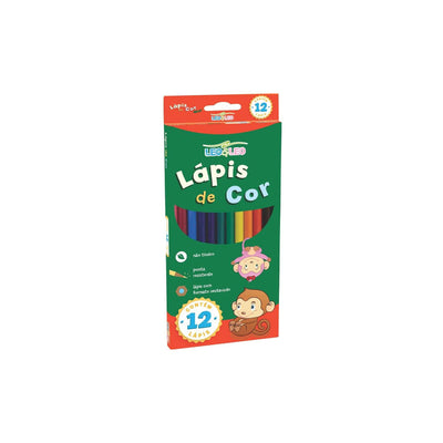 Lápis de Cor 12 Cores Longo Leo&Leo