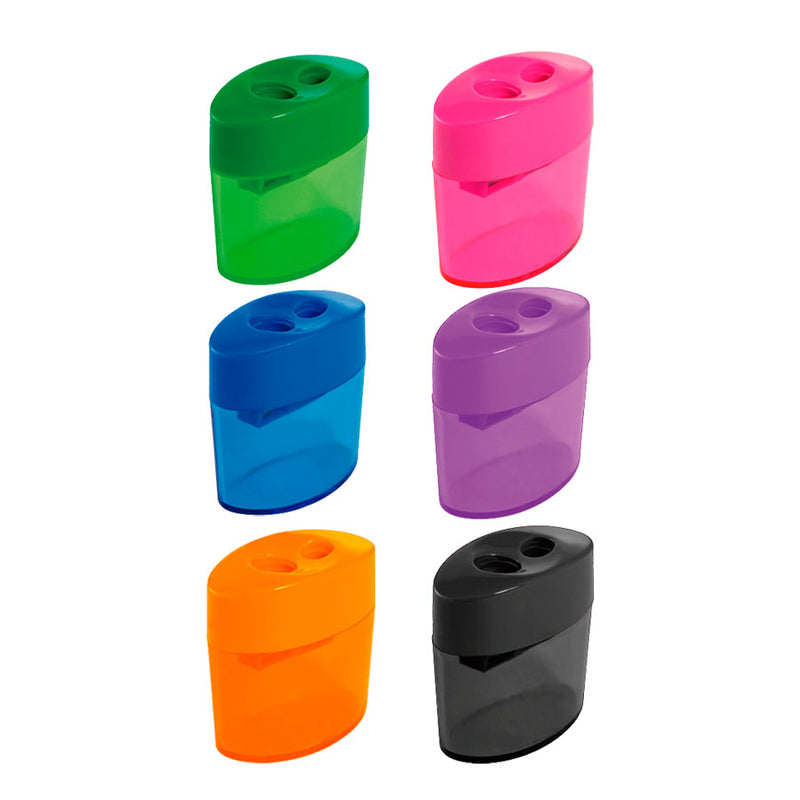 Apontador Duplo Oval Cores Sortidas Leo&Leo