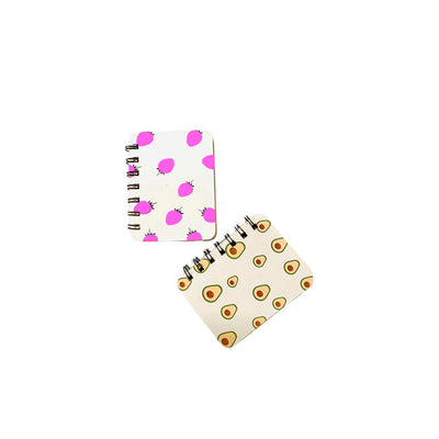 Mini Caderno de Anotações Estampa Diversas 10cm