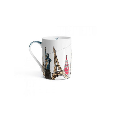 CANECA DE PORCELANA 370ML UP HOME VIAGEM - UD245