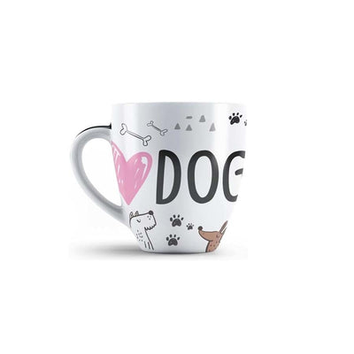Caneca De Porcelana  Dogs 440ml Up  - UD253