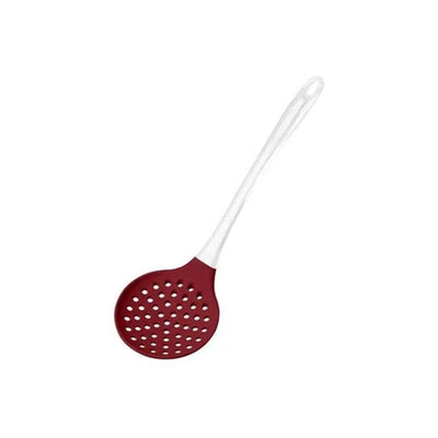 Escumadeira De Silicone Cabo Acrílico Vermelho - UD035