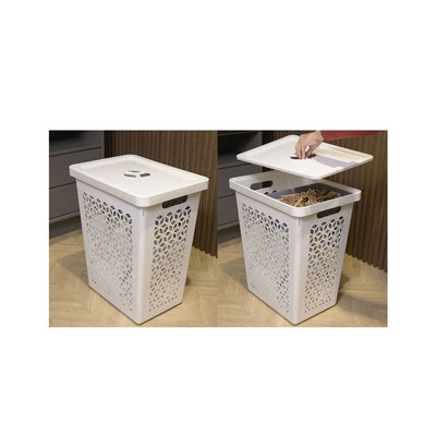 Cesto Multiuso 55L Com Tampa Cesto Organizador M - UZ