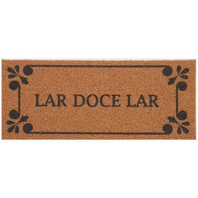 Tapete para Entrada Vinil Long Lar Doce Lar