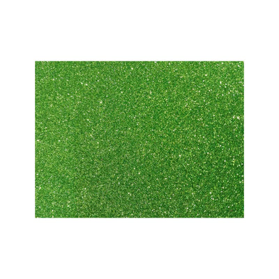 Rolo de Borracha Eva Verde com Glitter 48x40cm