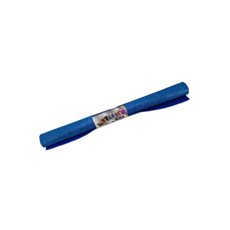 Borracha E.V.A Evamax Metal. 40x48cm Azul ESCURO