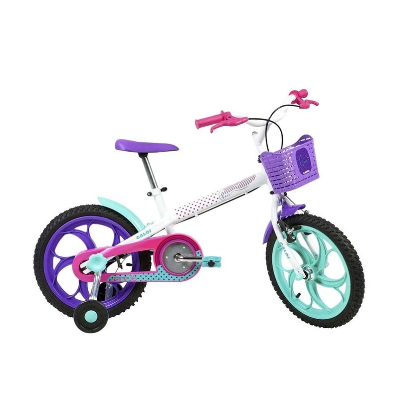 Bicicleta Caloi Infantil Ceci Aro 16 Branca