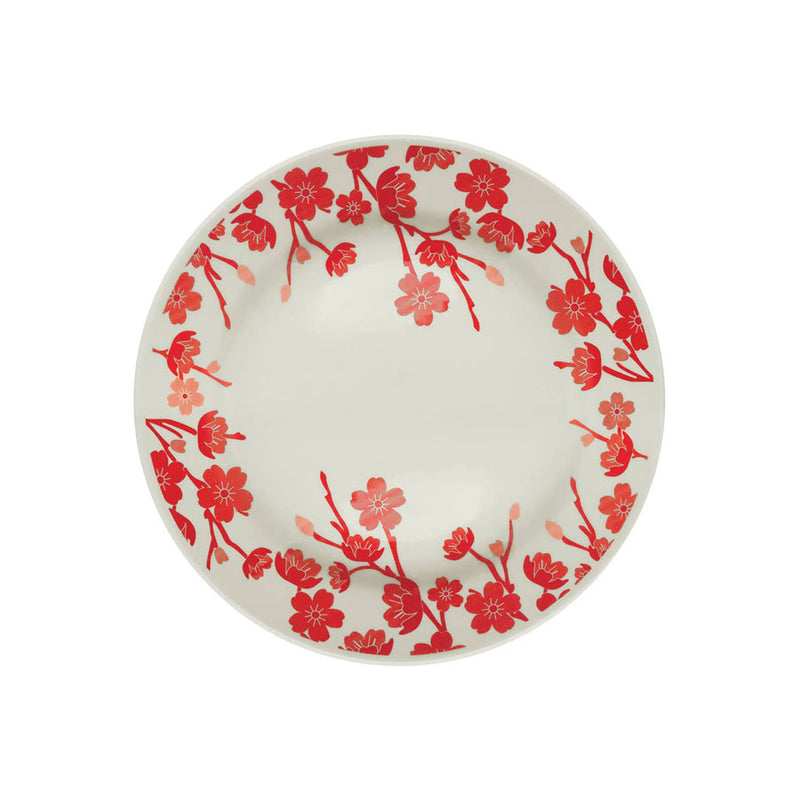 PRATO RASO EM CERÂMICA 24CM JARDIM ORIENTAL - BIONA