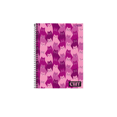 CADERNO UNIVERSITÁRIO 20 MATÉRIAS 320 FOLHAS CLIFF FEMININO CAPA SORTIDA - FORONI