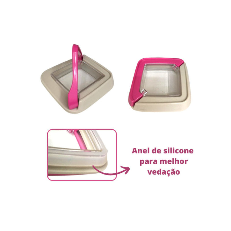 Pote de Hermético de Acrílico com Trava 800ml