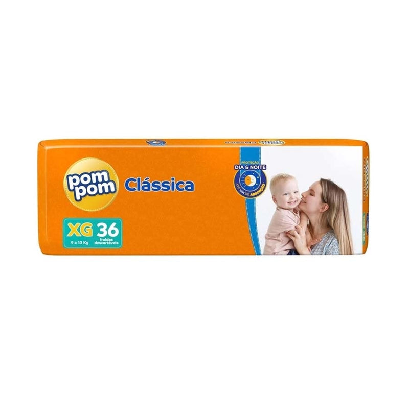 FRALDA POM POM CLASS MEGA XG 6X36 BORN